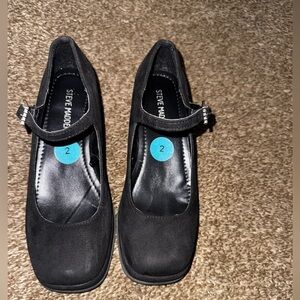 Steve Madden Black Mary Jane Shoes